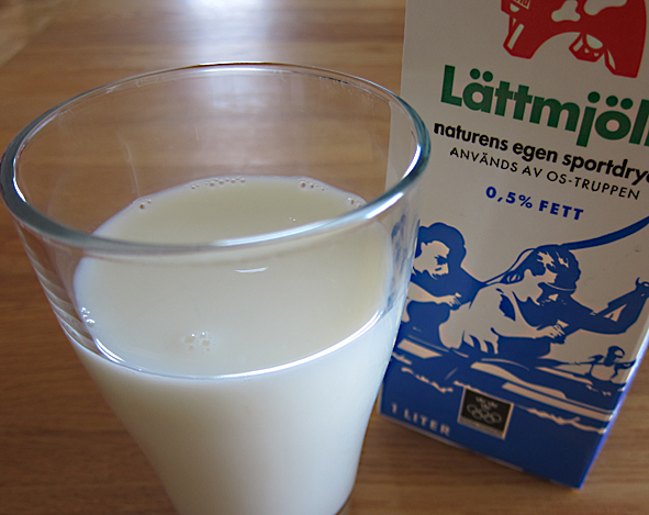 Svagdricka med mjölk